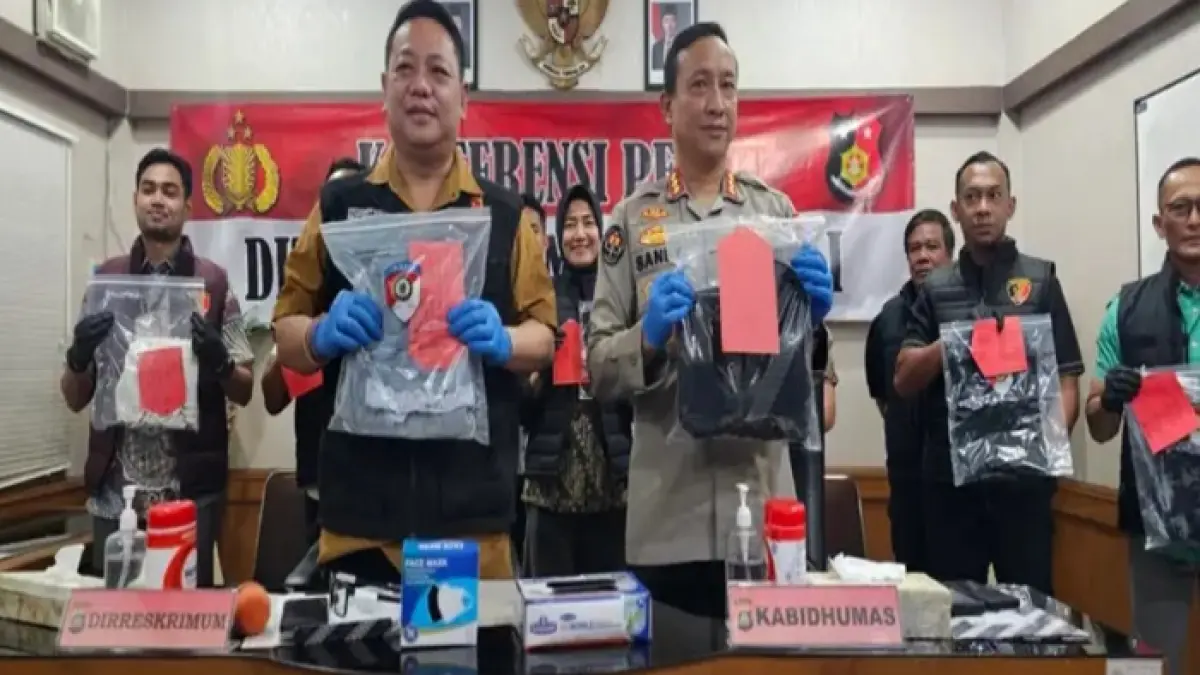 Direktorat Reserse Kriminal Umum (Ditreskrimum) Polda Bali berhasil meringkus pelaku pemerkosaan wisatawan Tiongkok di Kuta Selatan, Badung. (foto Adrian Suwanto)