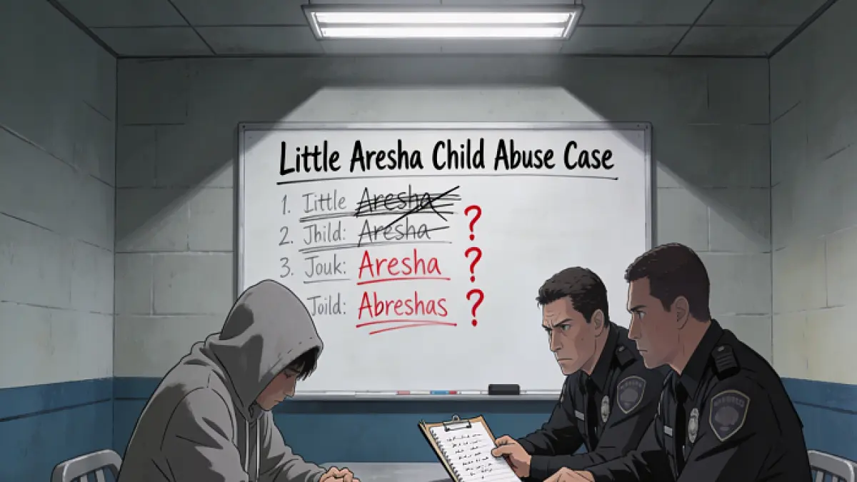Ilustrasi: Suasana penyidikan dan penahanan tersangka kasus penganiayaan balita di Little Aresha. Sebanyak 13 orang ditetapkan sebagai tersangka dalam kasus dugaan kekerasan terhadap puluhan balita di tempat penitipan anak (daycare) Little Aresha, Yogyakarta. (Ai)