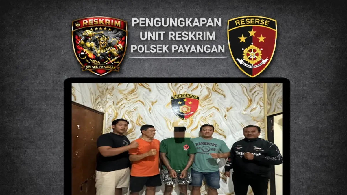 Pelaku berinisial IKY alias Basir, 28, yang ditangkap polisi terkait kasus pembakaran bengkel di Desa Buahan Kaja, Payangan.(Foto Istimewa) 