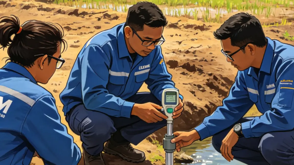 Perusda Tirta Tohlangkir Kabupaten Karangasem gencar melakukan penjajakan sumber mata air baru. (Ai) 