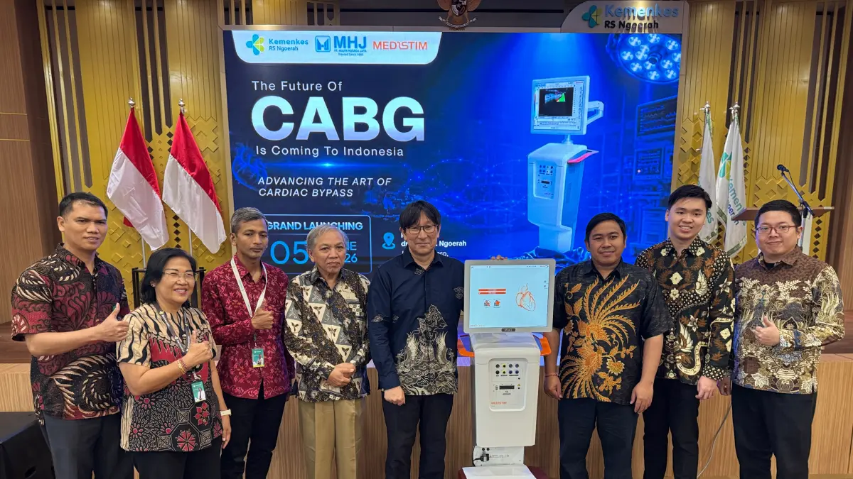 Medistim MiraQ Cardiac adalah teknologi mutakhir yang memungkinkan pengukuran dan verifikasi aliran darah secara langsung selama operasi jantung berlangsung. (Foto Marsellus Pampur) 