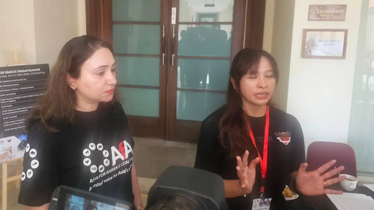 Forum strategis internasional ini diinisiasi oleh Asia for Animals (AfA) Coalition bersama Yayasan Animalia Sintesia Indonesia sebagai mitra penyelenggara di Denpasar, Kamis (11/6) kemarin. (Foto Ni Kadek Novi Febriani) 
