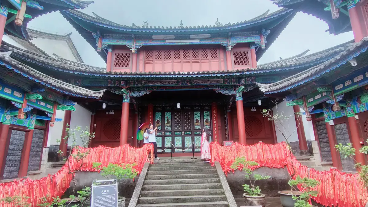 Suasana di Kota Tua Heshun, Provinsi Yunnan. Kota ini menjadi salah satu rujukan wisatawan domestik saat melancong ke Kota Taechong, Yunnan.(Foto Eka Prasetya)&nbsp;
