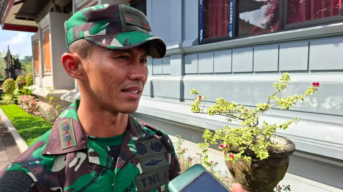 Komandan Distrik Militer 1619/Tabanan, Letkol Inf Muhamad Arifianto.(Foto Juliadi) 