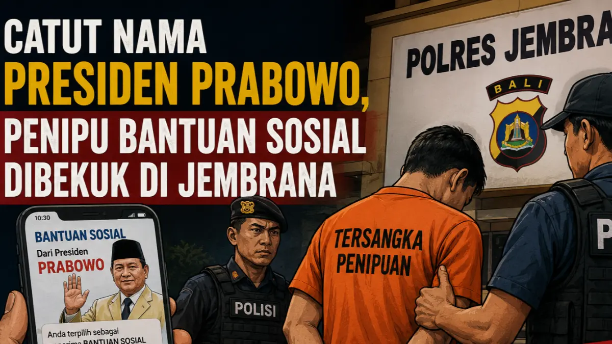 Ilustrasi. Pelaku pencatut nama presiden ditangkap. Pria asal Buleleng yang mengaku sebagai petugas Dinas Sosial akhirnya diamankan aparat di Desa Pulukan, Kecamatan Pekutatan,