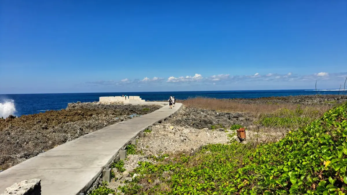 Suasana penataan kawasan Peninsula Island di The Nusa Dua yang terus dikebut oleh InJourney Tourism Development Corporation (ITDC). (Foto ITCD) 