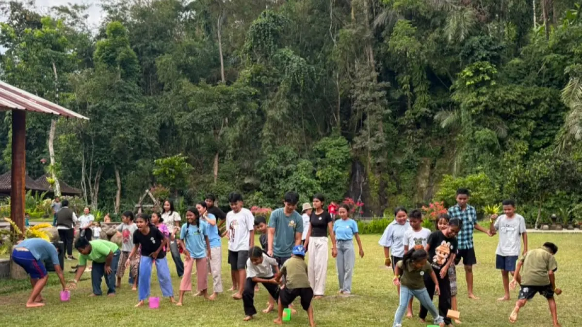 Gereja Protestan di Indonesia Bagian Barat (GPIB) Bajem Tabanan menggelar kegiatan Bible Camp yang berlangsung di Mulya Argo Edu Wisata, Kecamatan Penebel, Tabanan, pada 11–12 Juli 2026.(Istimewa)
