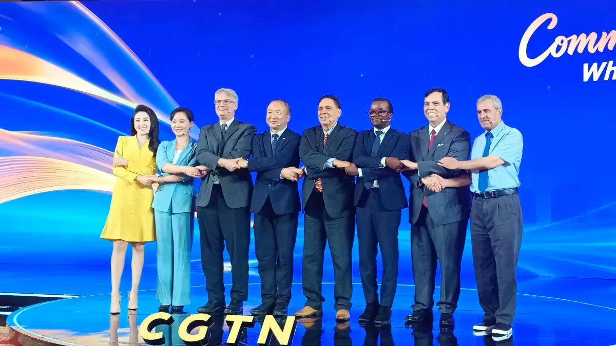 Suasana forum dialog para akademisi yang diproduksi oleh CGTN.(Foto Eka Prasetya)&nbsp;