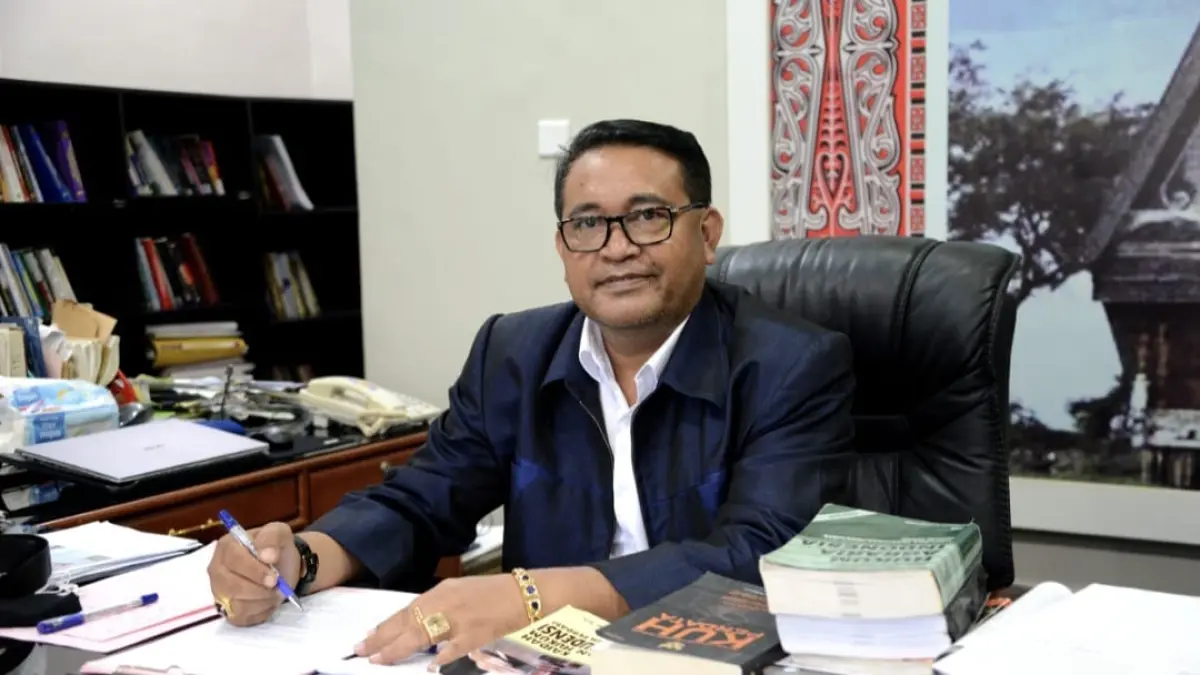 Kuasa hukum korban, Edyanto Silalahi, S.H., memberikan keterangan perkembangan hukum perkara Togar Situmorang.(Istimewa)