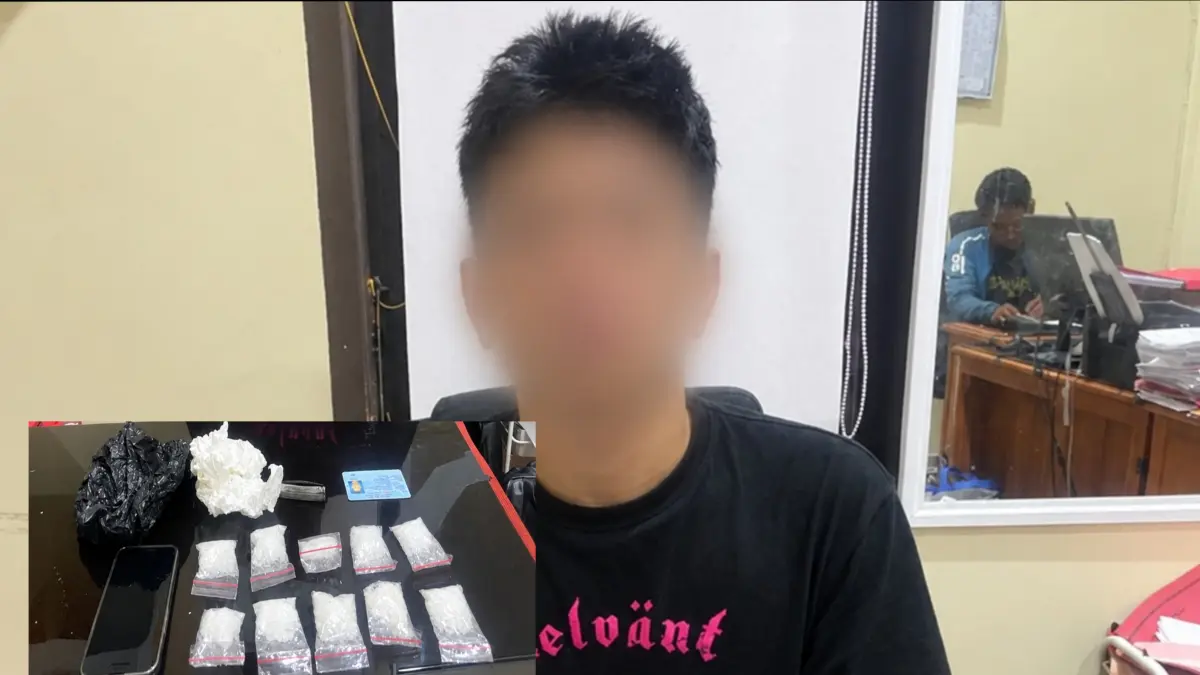 Barang bukti sabu seberat 83,05 gram yang diamankan Satresnarkoba Polresta Denpasar dari tersangka ZI.(Istimewa)