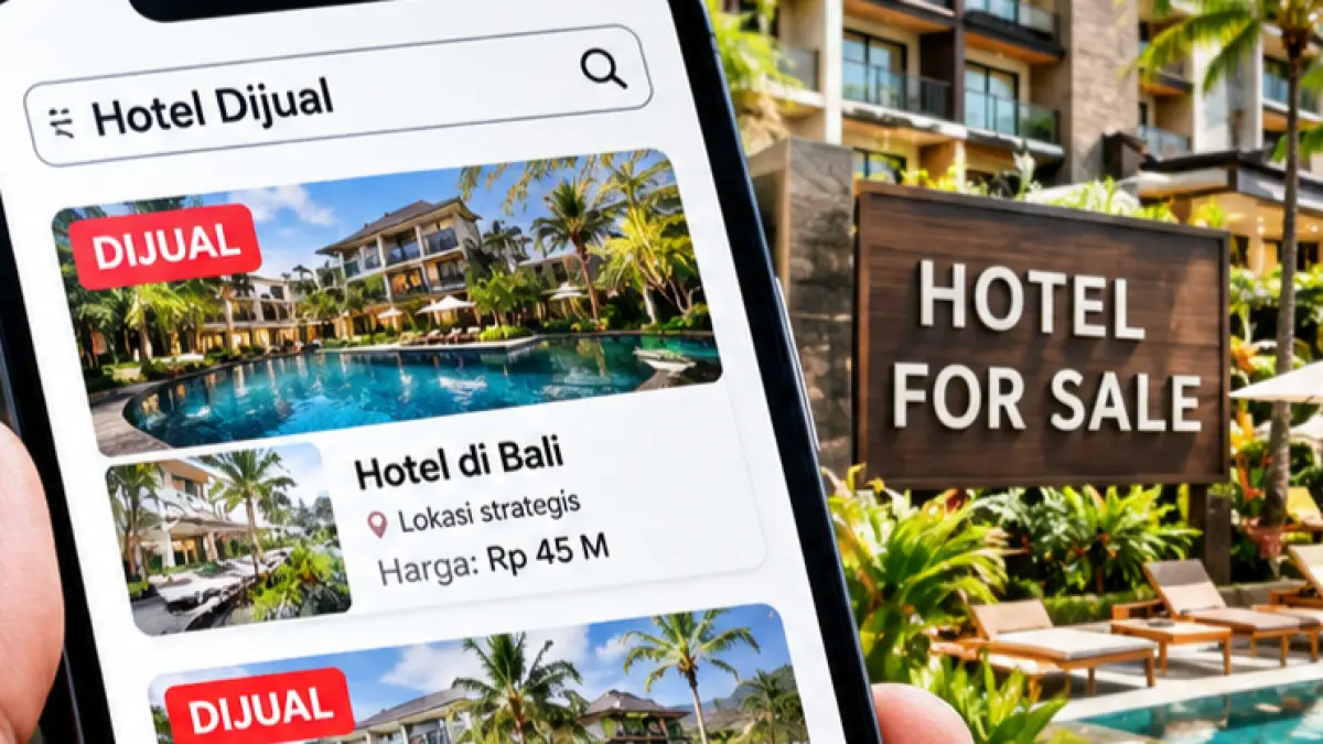Banyak hotel di Bali yang dijual lewat online. (Ai)
