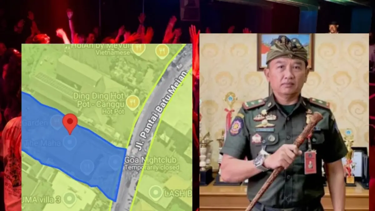Kasatpol PP Badung I Gusti Agung Ketut Suryanegara mengatakan pihaknya telah memonitor informasi dan pemberitaan mengenai keluhan warga terhadap aktivitas tempat hiburan The Maha Club.(Istimewa)