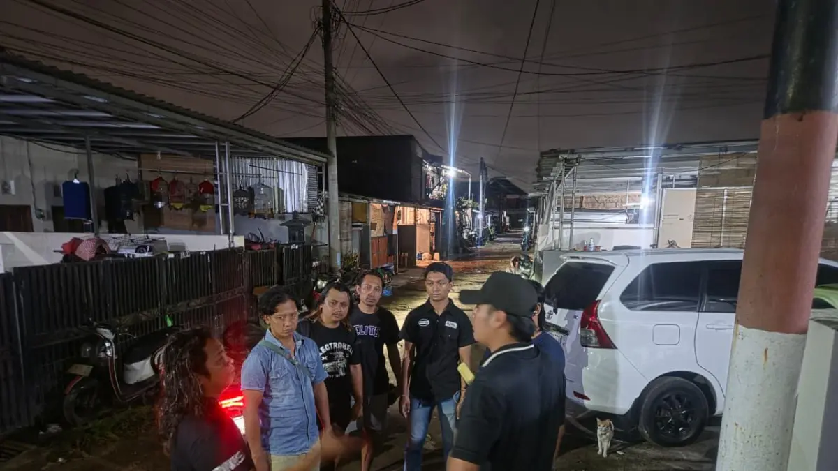 Tim Resmob Tohlangkir Polres Karangasem saat menangkap KDM di wilayah Pemogan, Denpasar Selatan.(Istimewa)