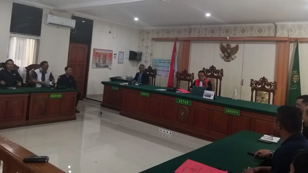 Sidang praperadilan dugaan pemalsuan surat mantan Kakanwil BPN Provinsi Bali I Made Daging di PN Denpasar.(Istimewa)