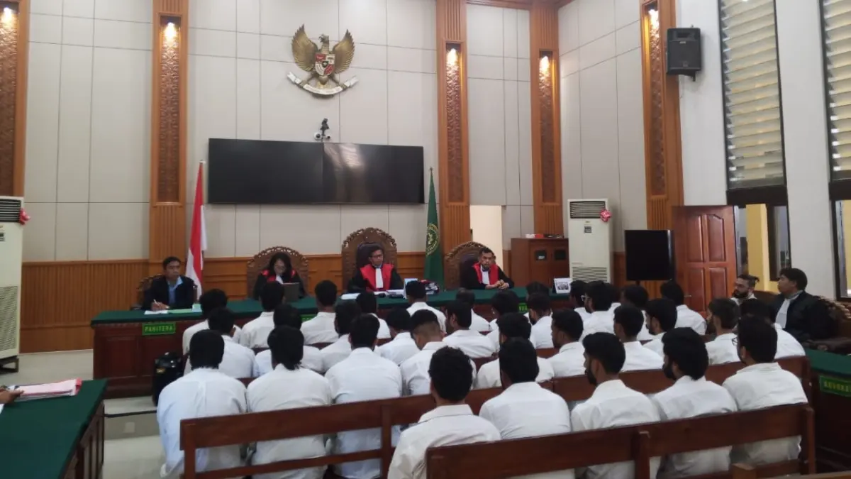 Sidang praperadilan dugaan pemalsuan surat mantan Kakanwil BPN Provinsi Bali I Made Daging di PN Denpasar.(Istimewa)