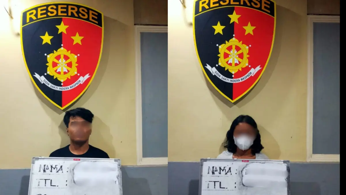 Sepasang Kekasih Diduga Gasak Tiga Motor, Hasil Curian Dijual hingga Rp 1,5 Juta