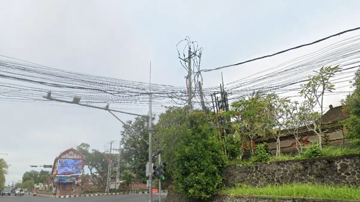 Kabel fiber optic atau jaringan internet di Kota Tabanan akan diberangus. (Google Maps)