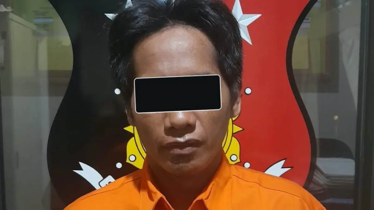 Abdul Razak, 45, pelaku pembakaran rumah kakak ipar di Gang Jambu, Banjar Anyar, Kediri, Tabanan. (IST)