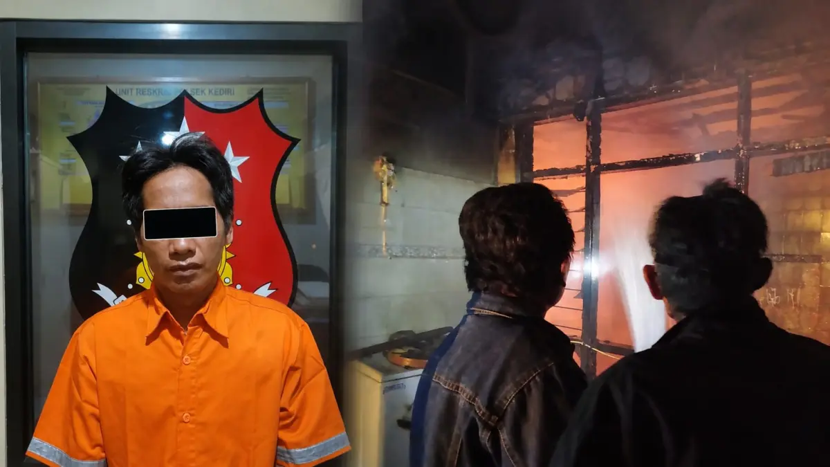 Razak diringkus polisi karena mencuri brankas di rumah kakak iparnya, di Jalan Bingin Ambe Gang Jambu, Desa Banjar Anyar, Kediri, Tabanan. Ia juga membakar rumah sang kakak. (IST)