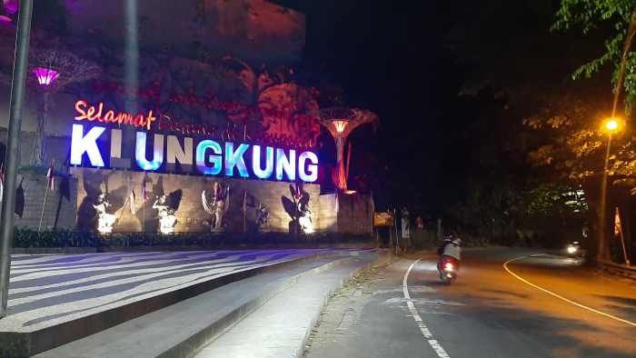 BELUM MAKSIMAL : Rest area perbatasan Klungkung-Gianyar di Kecamatan Banjarangkan