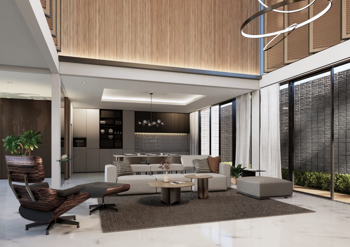 NYAMAN: Salah satu hasil karya desain ruangan pilar interior Semarang yang indah dan nyaman.