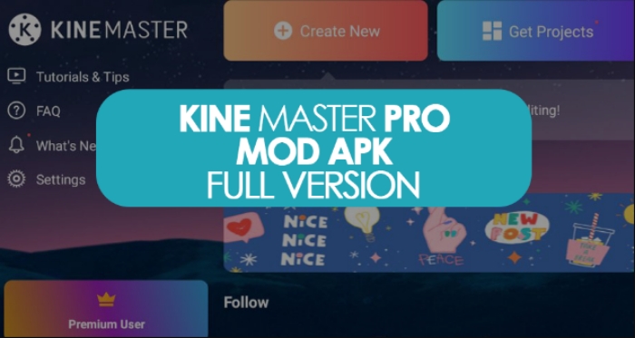 PROFESIONAL: Kinemaster Pro adalah aplikasi pengeditan video profesional yang menghasilkan video berkualitas tinggi dengan mudah. (akubank)