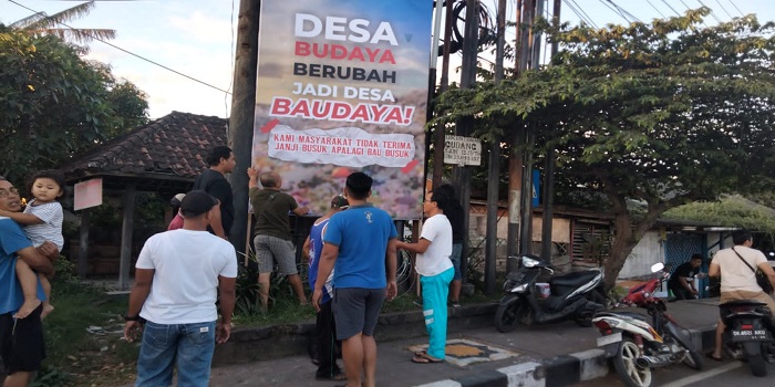 TPST Kesiman Kertalangu yang menimbulkan bau karena mengolah sampah yang tidak berkualitas.