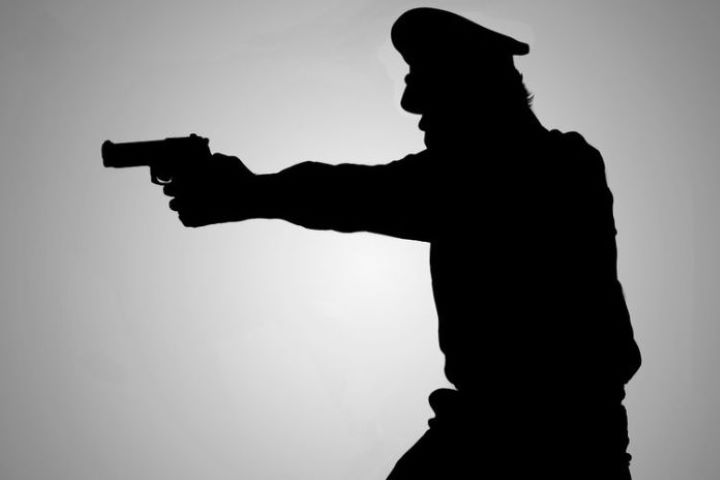 POLISI TEMBAK POLISI: Ilustrasi penembakan sesama anggota polisi di Bogor Jawa Barat.