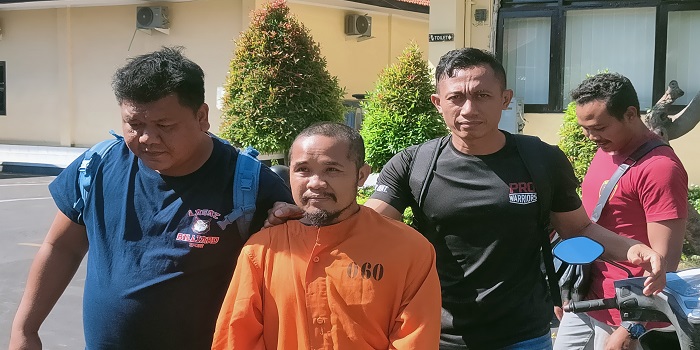Tersangka I Nengah Samiarta ditangkap lagi setelah mencuri sepeda motor.