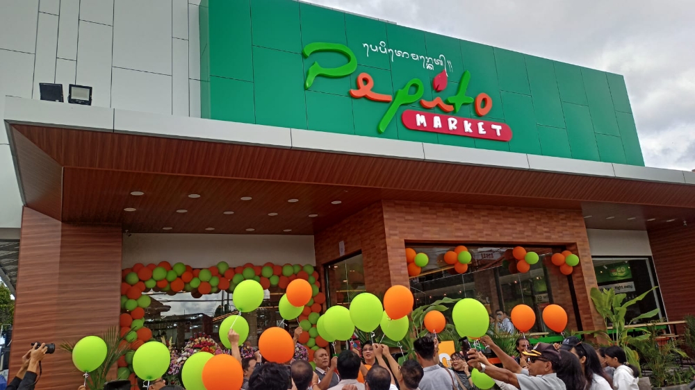 GRAND OPENING: Kemeriahan pembukaan gerai terbaru Pepito Market Dalung di Jalan Padang Luwih No. 191, Dalung, Kuta Utara, Badung pada Senin (31/7/2023). (I Kadek Surya Kencana/Radar Bali)