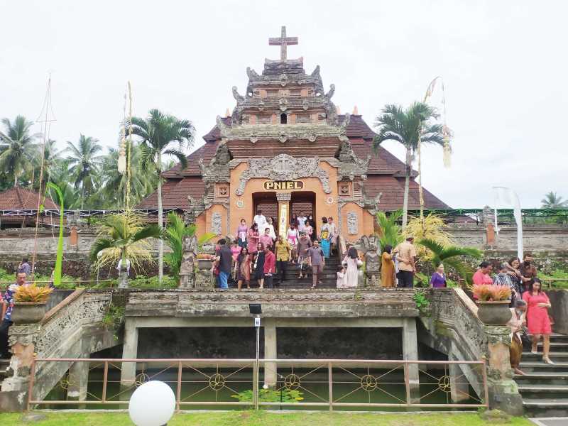 WISATA RELIGI: Gereja Blimbingsari, salah satu potensi wisata andalan Desa Wisata Blimbingsari, Kecamatan Melaya.