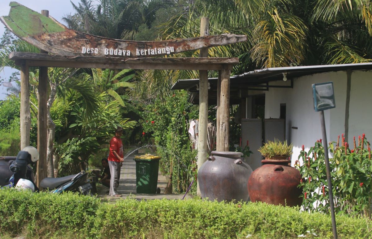 ANDALAN DENPASAR : Desa wisata Kertalangu punya tantangan besar urusan kebersihan dan sampah.