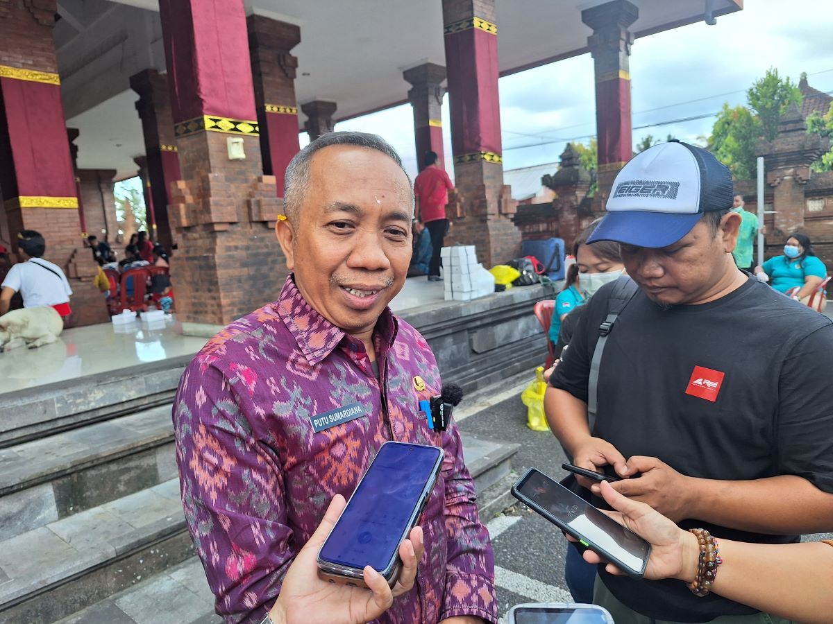 GIZI BURUK: Kepala Dinas Kelautan dan Perikanan (DKP) Provinsi Bali, Putu Sumardiana