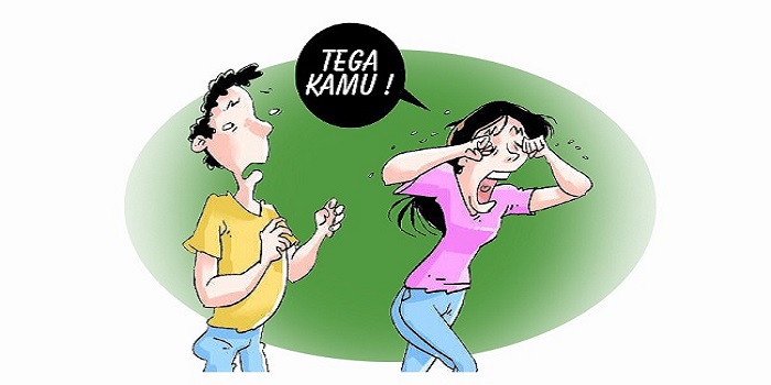 Ilustrasi penganiayaan wanita kafe Delona.