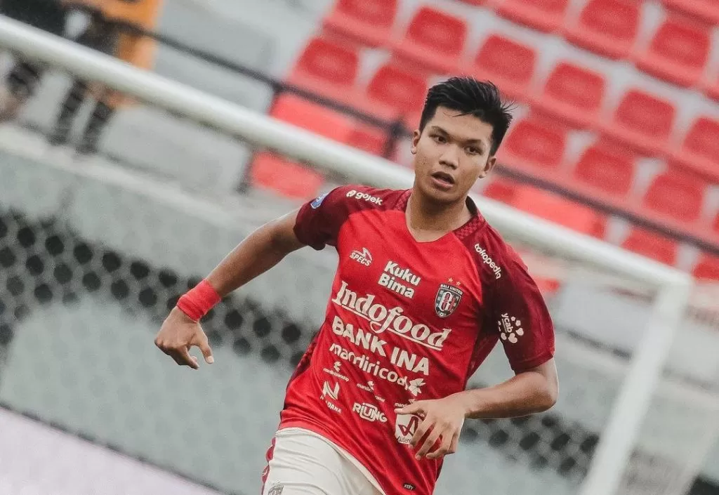 TERUS BERPROSES: Bek muda Bali United Kadek Arel yang baru saja perkuat Timnas U23 akan terus berproses di arena Liga 1.