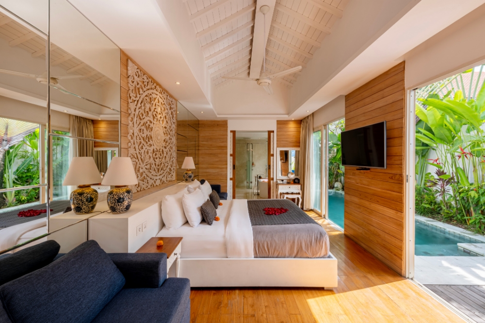 ONE BEDROOM: Aleva Villa Sambut Travellers yang Hendak Maksimalkan Waktu Istirahat di Bali, Sehingga Agenda Liburan Jadi Lebih Menyenangkan. (Aleva Villa)