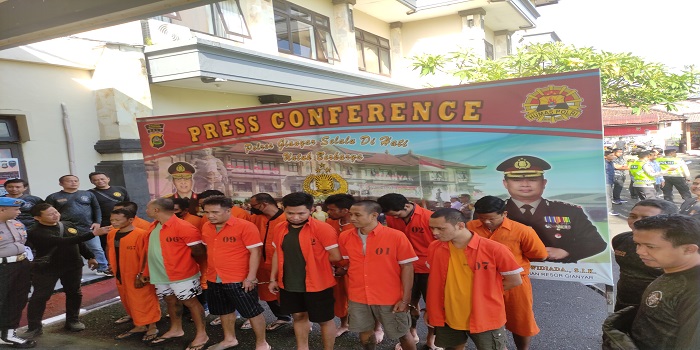 Polres Gianyar mengungkap total 10 kasus dalam operasi itu. Selain kasus Prostitusi dan tindak pidana perdagangan orang, polisi juga mengungkap kasus curanmor, kasus curat, kasus judi togel.