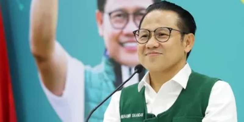 PUNYA ALASAN KE MTQ : Ketua Umum PKB Muhaimin Iskandar alias Cak Imin (Dery Ridwanyah/JawaPos.com)