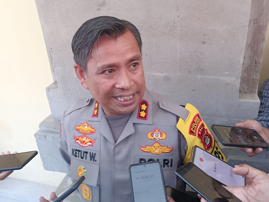 USUT LIFT MAUT: Kepala Kepolisian Resor (Polres) Gianyar AKBP I Ketut Widiada.