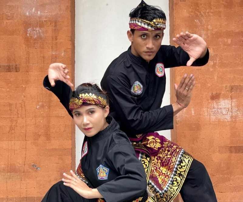 SIAP TAMPIL ALL OUT : Putu Anom dan Made Dwi Yanti siap tampil habis-habisan di Pra-PON Solo, Jawa Tengah (istimewa)