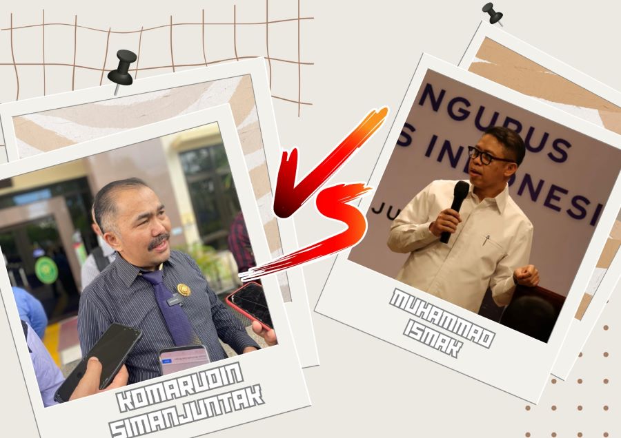 GELAR PERKARA: Kasus yang menyeret pengacara Kamaruddin Simanjuntak  dalam tindak pidana penyebaran berita bohong terus bergulir di Mabes Polri.