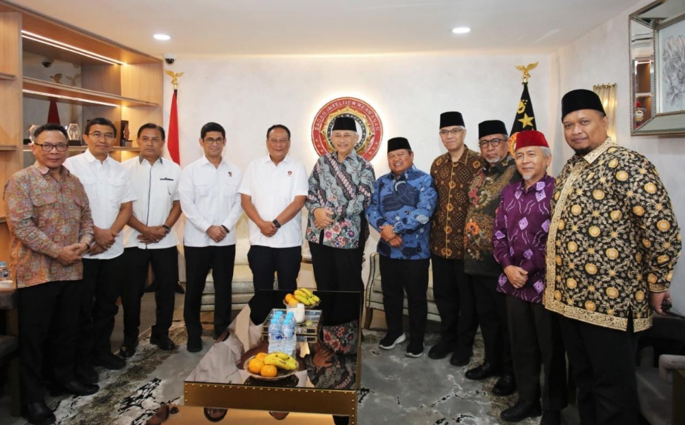 AUDIENSI: Jajaran DPP LDII silaturahim dengan Baintelkam Polri di Cilandak, Jakarta Selatan pada Rabu (13/9/2023). (LDII)