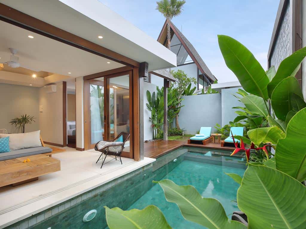 FASILITAS LENGKAP: Villa dengan Fasilitas Bintang 5 Mencukupi Segala Kebutuhan Tamu, Sehingga Betah Menghabiskan Waktu di Dalam Villa. (Sanora Villa)
