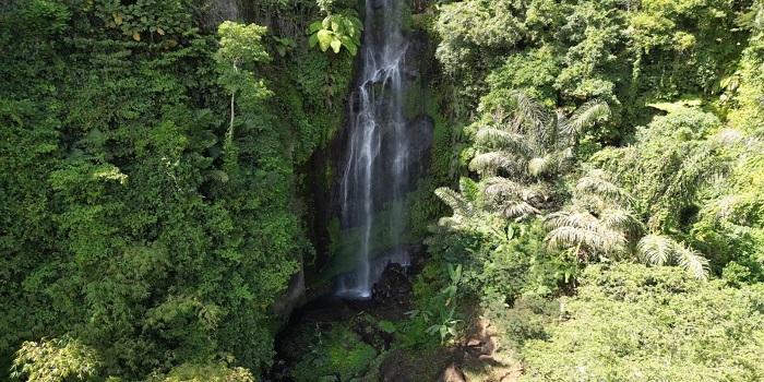 Air Terjun Bengbengan yang ada di Desa Lemukih, Buleleng.