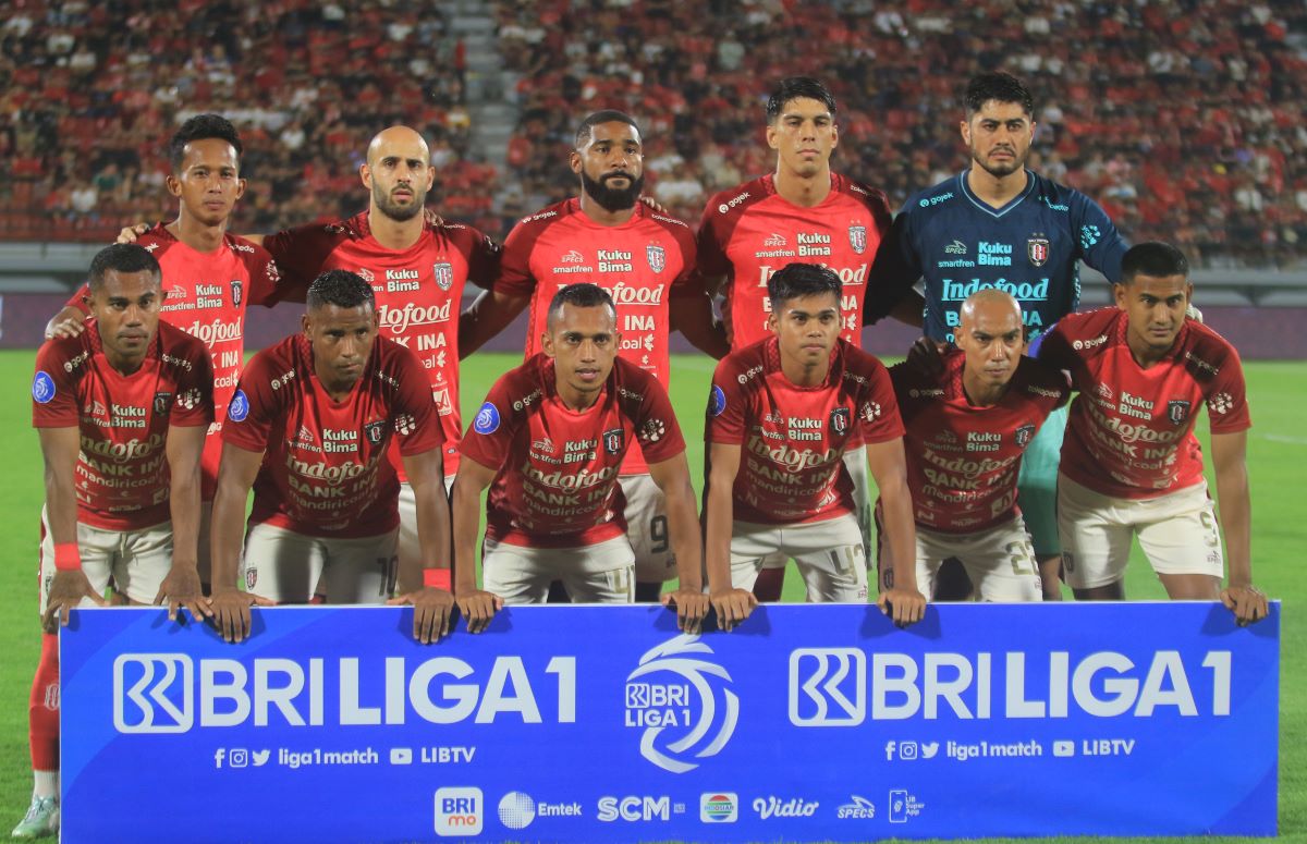 WAKTU SINGKAT: Tim Bali United yang diboyong ke Filipina guna meladeni Stallion Laguna FC