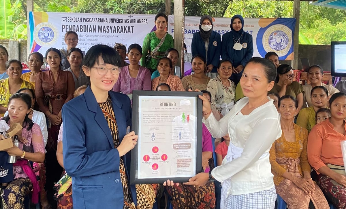 PENGMAS: Unair menerjunkan dosen dan mahasiswa di desa Kaliasem, Buleleng, 8-9 Juli 2023. (SPS UNAIR UNTUK RADAR BALI)