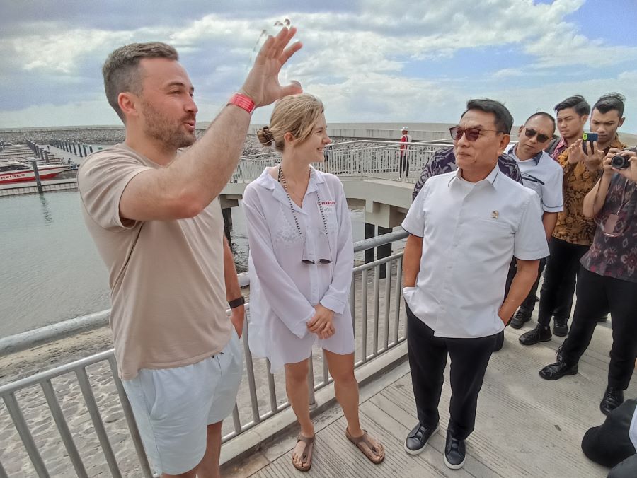 CEK FAKTA: Kepala Kesekretariatan Presiden Moeldoko mengecek polemik pembangunan pelabuhan Sanur yang memicu kemacetan