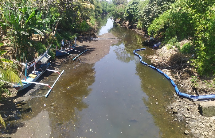 Sungai Iijogading di Jembrana bagian tengah yang masuk kategori cemar sedange ecoli.