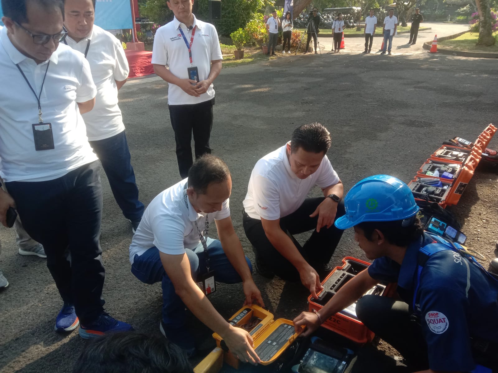 DUKUNGAN PENUH: TelkomGroup memberi dukungan penuh gelaran Konferensi Tingkat Tinggi Negara-Negara Kepulauan  di Nusa Dua, 10-11 Oktober 2023.