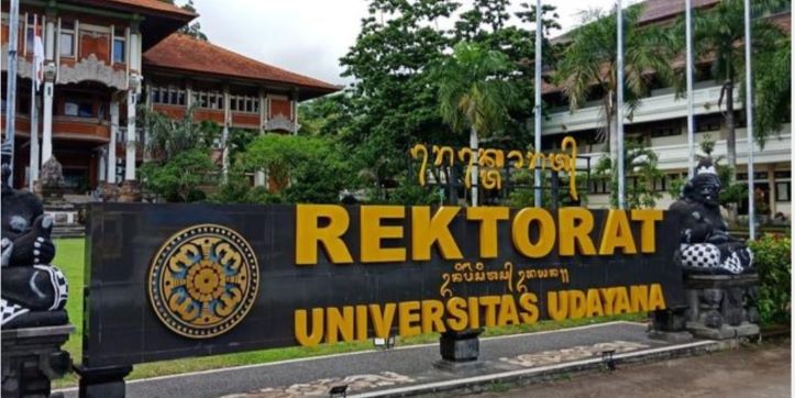 LENGSER: Rektorat Universitas Udayana di Bukit Jimbaran. Sejak 9 Oktober 2023 Rektor Prof Antara ditahan dalam perkara korupsi dana SPI di Lapas Kerobokan.